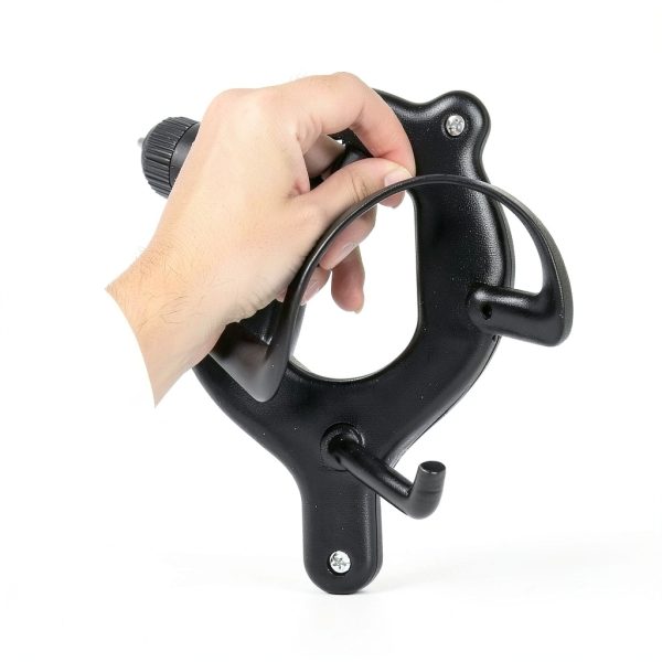 Horse Bridle Rack Dunzy 12‑Count Metal Holder with Tubes Black-3