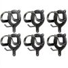 Horse Bridle Rack Dunzy 12‑Count Metal Holder with Tubes Black-0