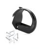 16 Counts Horse Bridle Racks, Horse Tack Storage Halter, Bridle Hooks, Bridle Holder, Metal Bridle Bracket, Hanger Metal Bridle Holder with Tubes and Screw for Horse Barn Supplies, Black-2