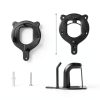 Horse Bridle Rack Dunzy 12‑Count Metal Holder with Tubes Black-1