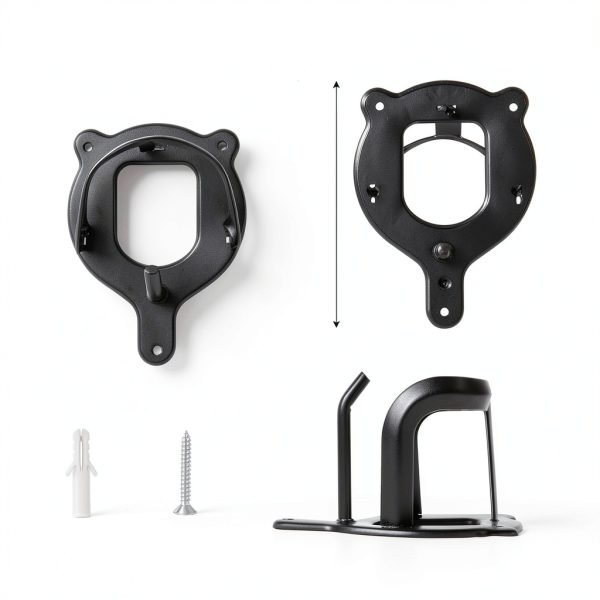 Horse Bridle Rack Dunzy 12‑Count Metal Holder with Tubes Black-1