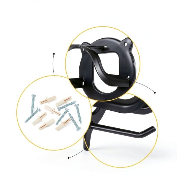 Horse Bridle Rack Dunzy 12‑Count Metal Holder with Tubes Black-2
