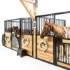 16 Counts Horse Bridle Racks, Horse Tack Storage Halter, Bridle Hooks, Bridle Holder, Metal Bridle Bracket, Hanger Metal Bridle Holder with Tubes and Screw for Horse Barn Supplies, Black-6